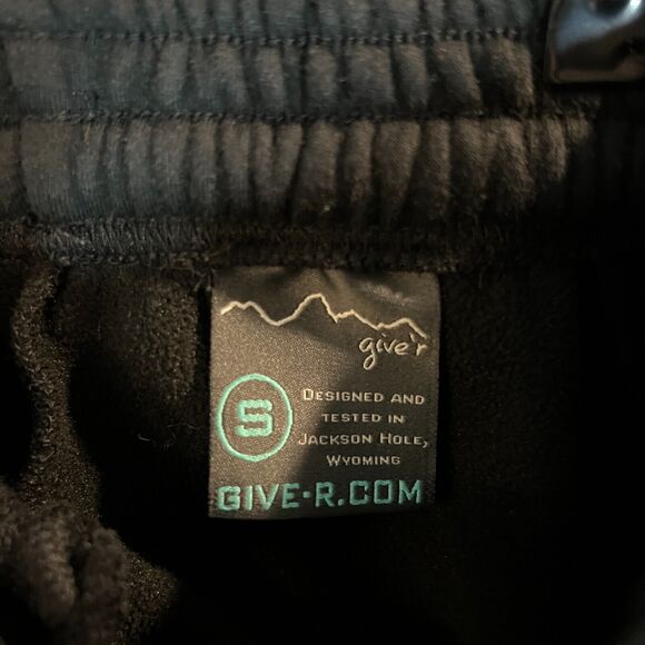 Give'r Giver Yoggers Joggers Mens Small Black Sweatpants Jackson Hole Casual - Picture 3 of 9